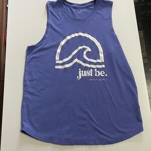 Spiritual Gangster Purple Tank Top with White Graphic